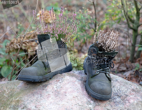 Image of Heather in two leather shoes