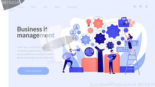 Image of Enterprise architecture concept landing page