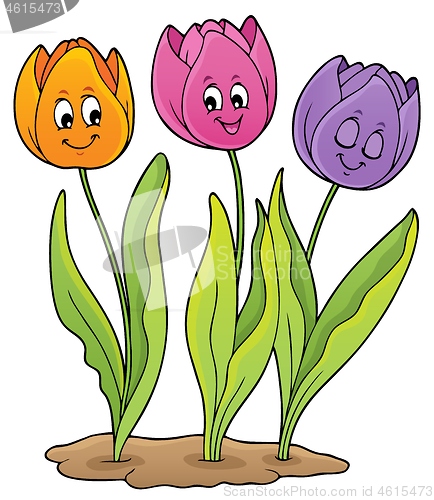 Image of Image with tulip flower theme 5