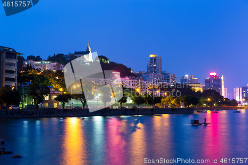 Image of Macau city at night