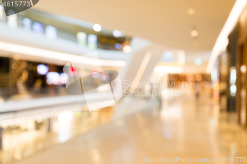 Image of Shopping mall blur background with bokeh