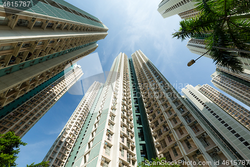 Image of Residential building to the sky