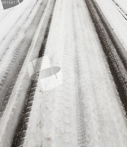 Image of Road under the snow