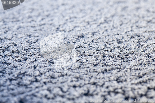 Image of rime on the glass