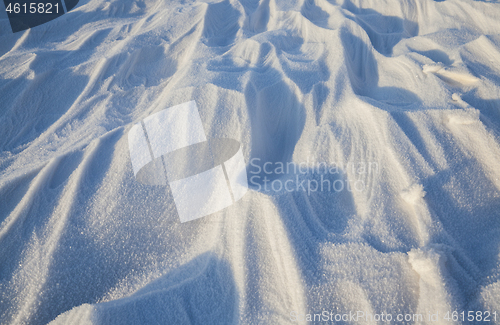 Image of Snow and drifts, winter