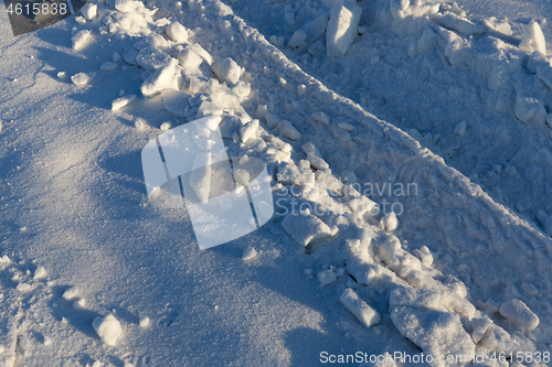 Image of Road under the snow