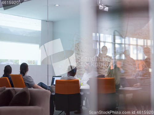 Image of Startup business team at a meeting