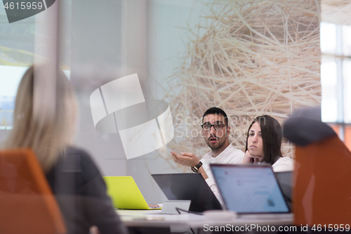 Image of Startup business team at a meeting