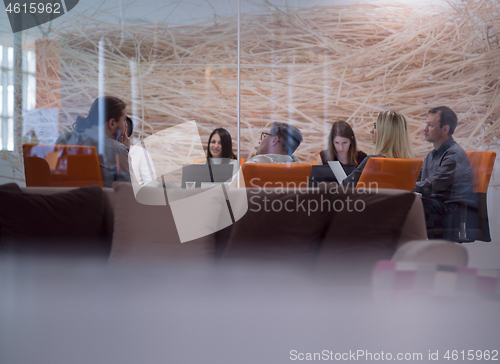 Image of Startup business team at a meeting