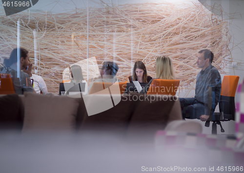 Image of Startup business team at a meeting