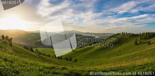 Image of Beauty dawn in the mountains