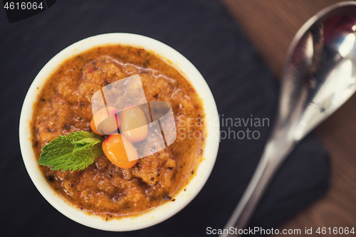 Image of tasty seabuckthorn sorbet jam