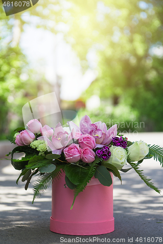 Image of bouquet of different flowers