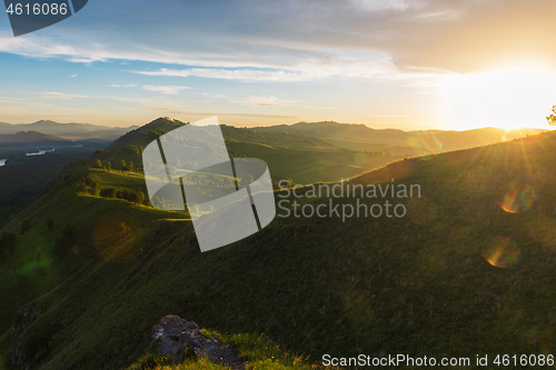 Image of Beauty dawn in the mountains