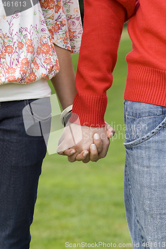 Image of The hand of a young couple