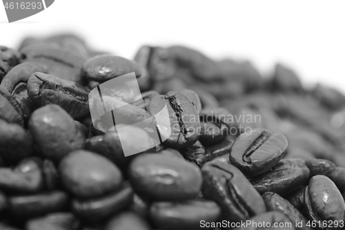 Image of Pile of roasted coffee beans