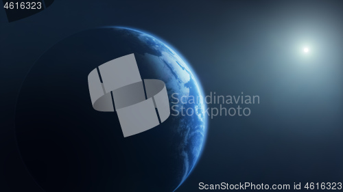 Image of Planet Earth done with NASA textures