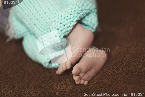 Image of Feet baby boy sleeping