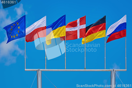 Image of Flags of Different Countries