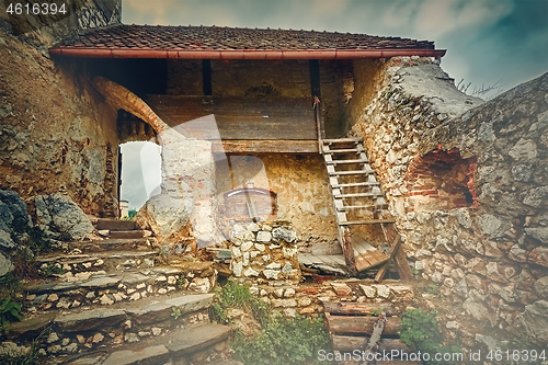 Image of Rasnov Citadel in Romania