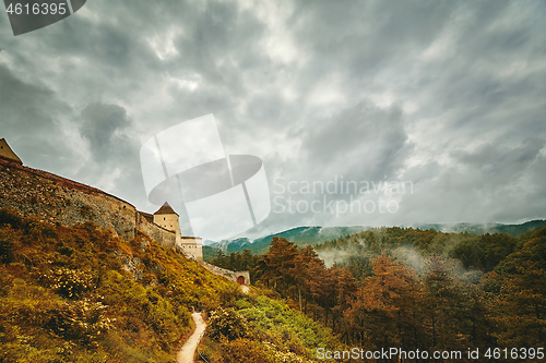 Image of Rasnov Citadel in Romania