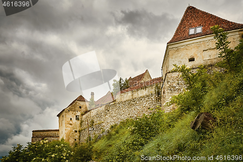 Image of Rasnov Citadel in Romania