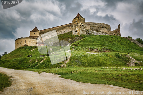 Image of Rasnov Citadel in Romania