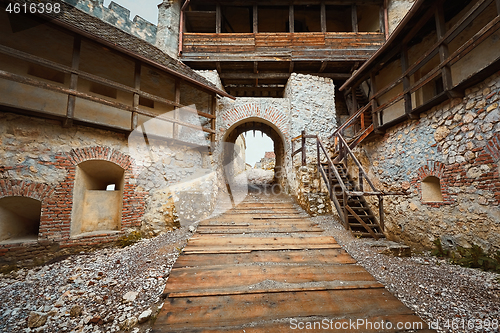 Image of Rasnov Citadel in Romania