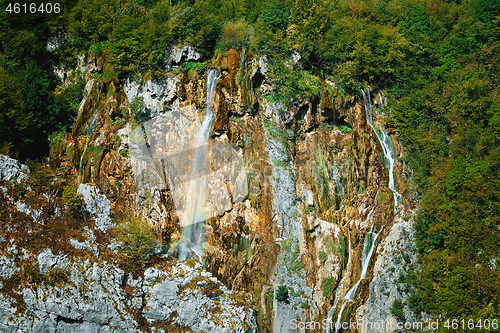 Image of Waterfalls in Plitvice Lakes National Park