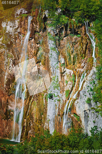 Image of Waterfalls in Plitvice Lakes National Park