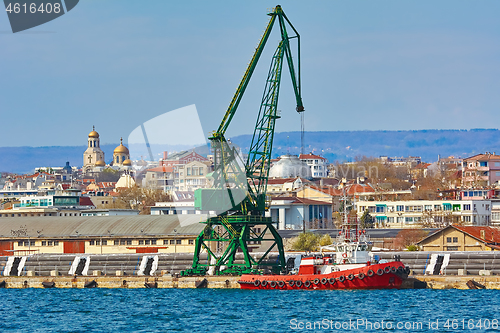 Image of Harbor Crane in the Port