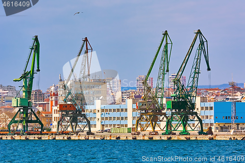 Image of Harbor Crane in the Port