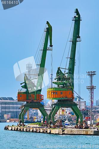 Image of Harbor Crane in the Port