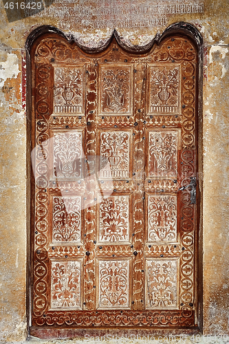 Image of Door in Strehaia Monastery, Romania