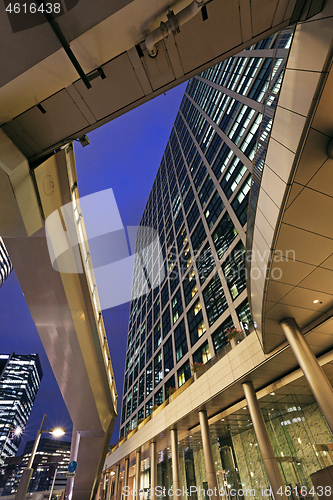 Image of Modern architecture. Elevated Highways and skyscrapers in Tokyo.