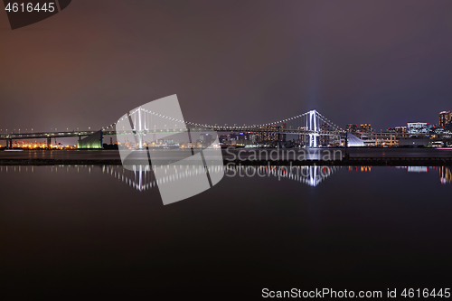 Image of Night view on Tokyo skyline from Harumi Wharf Park