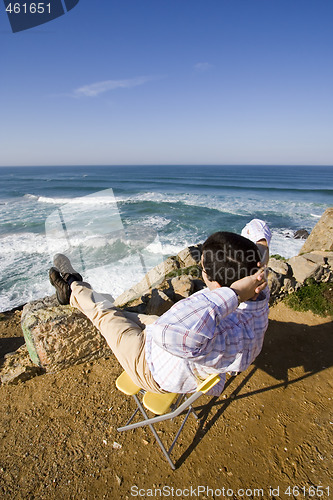 Image of enjoying the Ocean view