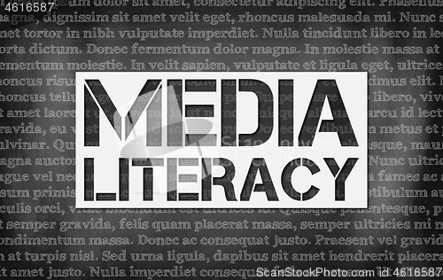 Image of Media literacy concept