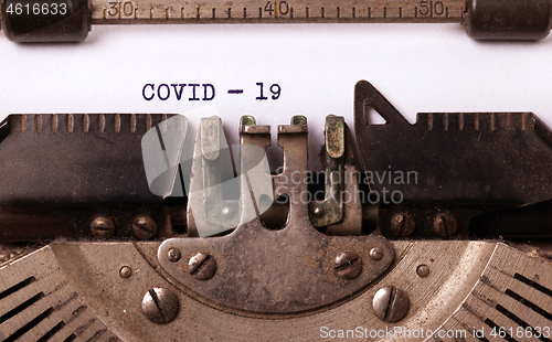 Image of Vintage typewriter