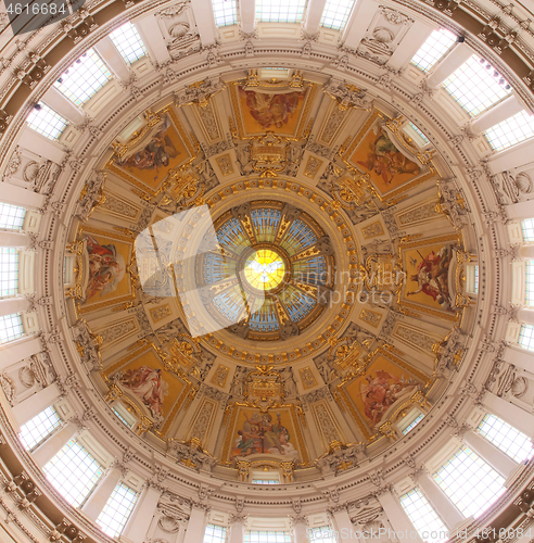 Image of BERLIN, GERMANY, JANUARI 1, 2020 : Inside Berlin Cathedral. Deco