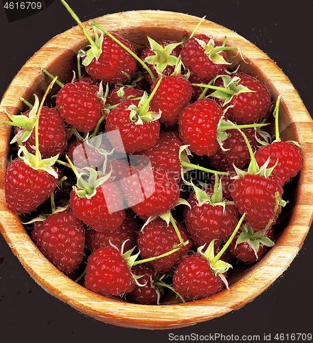 Image of Perfect Ripe Raspberries