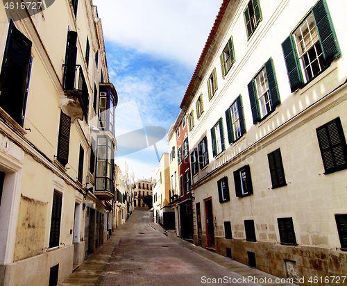 Image of Street of Mahon, Menorca, Spain