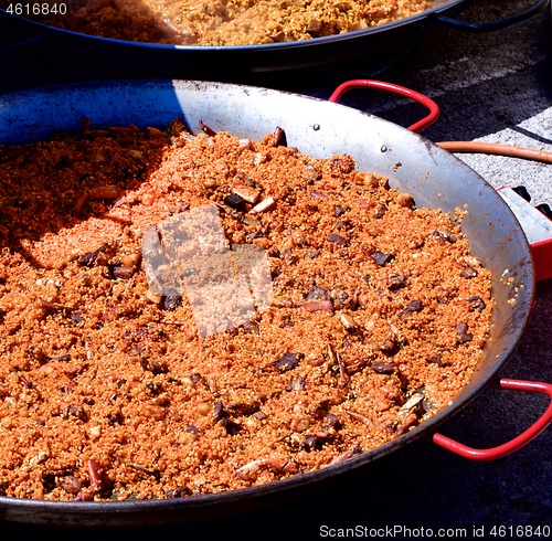 Image of Street Food Spanish Paella 