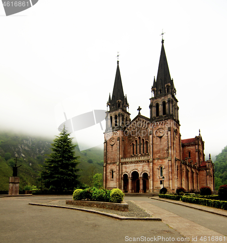 Image of Basilica de Santa Maria. Covadonga, Spain