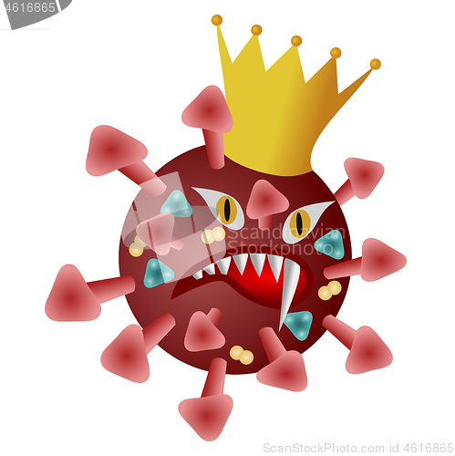 Image of corona virus crown