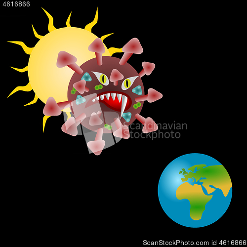 Image of Sun Earth Virus