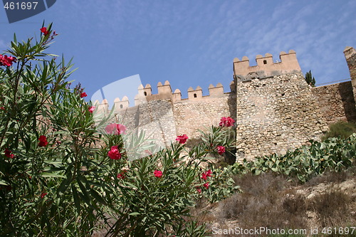 Image of Old Moorish castle in Southern-Spain