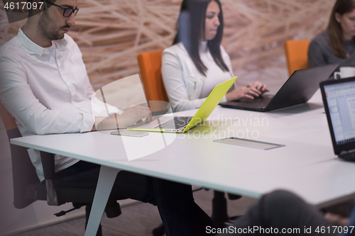 Image of Startup business team at a meeting