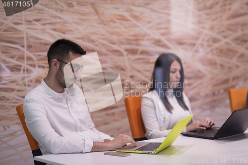 Image of Startup business team at a meeting