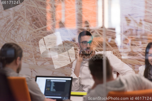 Image of Startup business team at a meeting